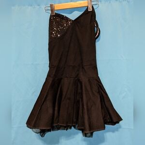 Black dress one strap